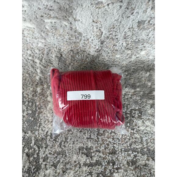 LL Bean Petites Size S Open Front Knit Cardigan Sweater Red Long Sleeve Outdoor - Picture 8 of 8